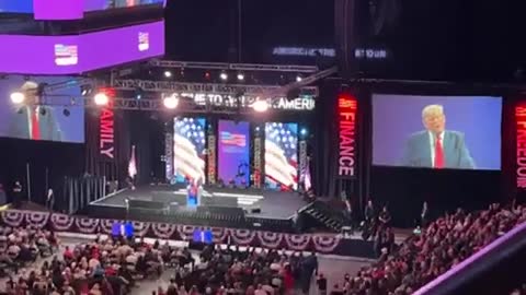 Raw footage President Donald J Trump Speech @ American Freedom Tour 3.19.22