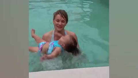 space new _ Babies playing with water, very very funny videos