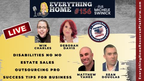 156 LIVE: Disabilities No Mo, Estate Sales, Outsourcing Pro, Business Success Tips + Dr. Simone Gold Video - Covid19 TRUTH