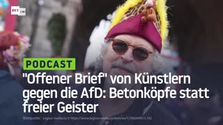 "Offener Brief" von Künstlern gegen die AfD: Betonköpfe statt freier Geister