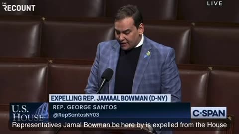 George Santos Introduces Resolution to Expel Jamaal Bowman from Congress