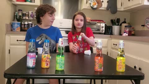 Lily and Pattrik Try Ramune