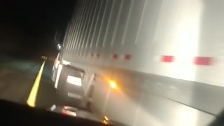 Semi Driver Forces Car Off Road