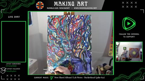 Live Painting - Making Art 1-11-24 - Let's Paint on the Best Platform