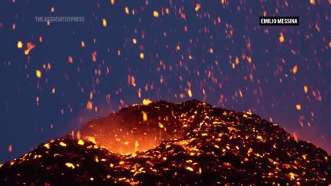 Watch: Spectacular Mount Etna eruption in Sicily