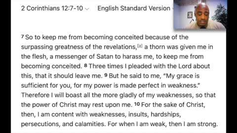 Word of Encouragement | When You Are Weak, God Is Strong | 2 Corinthians 12:7-10