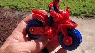 Spider-Man Motorcycle - Slide Test