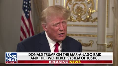 Trump describes when he heard Mar-a-Lago was being raided by the FBI