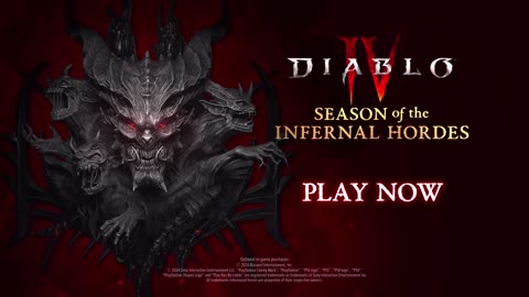 Diablo IV - Season of the Infernal Hordes Gameplay Trailer | PS5 & PS4 Games