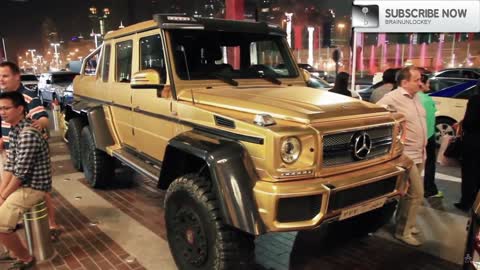 Dubai Prince Golden Car Collection | (Fazza)