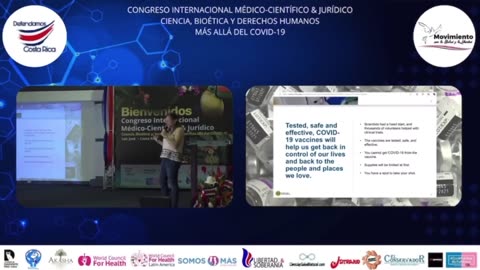 Dra. Karina Acevedo de Mexico en el Congreso de Costa Rica