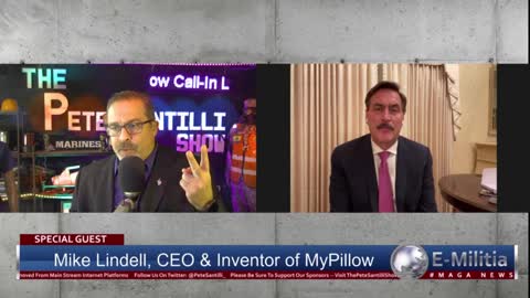 Mike Lindell on the Pete Santelli show 2-23-21