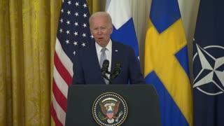 Biden says Putin "wanted the findilization of NATO" and didn't get it