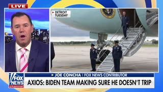 Biden appears to stumble again getting off Air Force One