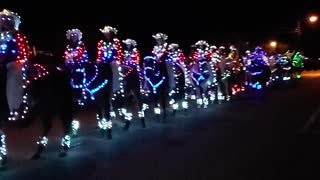 Equestrian Drill Team Shows Christmas Spirit