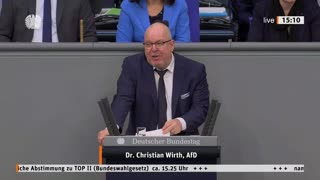 Dr. Christian Wirth Rede vom 01.02.2024 – Änderung des Bundeswahlgesetzes