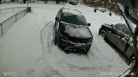 Time lapse snow removal