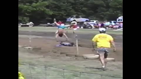 Man goes airborne on ATV