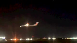 Nighttime plane spotting at yyc January 23rd, 2022