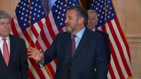 Ted Cruz SLAMS podium over hypocrite reporter's mask question