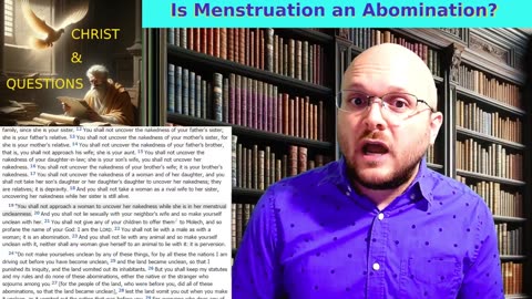 Is Menstruation an Abomination?