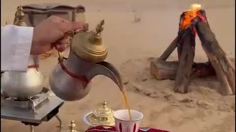 Dream Life- Sipping coffee and relishing the incredible Dubai sunset in the desert safari