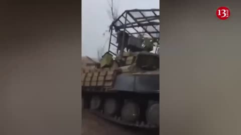 Russian reporter shared the image of invaders' wrecked equipment - tanks, vehicles...