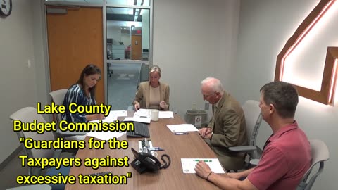 Lake County Budget Commission Meeting July 15 2024