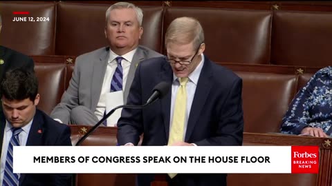 BREAKING NEWS: Jim Jordan Eviscerates Merrick Garland On The House Floor Ahead Of Contempt Vote