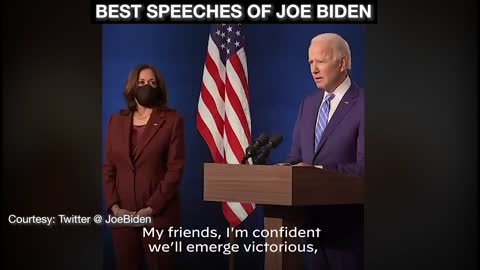 Watch the Best speeches of Joe Biden ;mr president