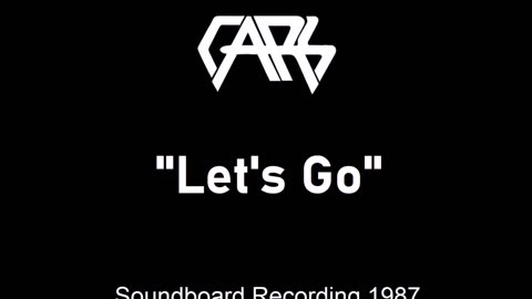 The Cars - Let's Go (Live in Columbia, Missouri 1987) Soundboard