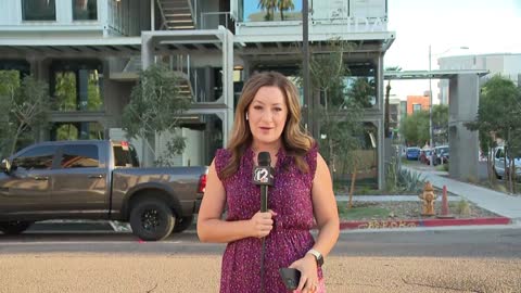 Check out the new storage container housing in downtown Phoenix