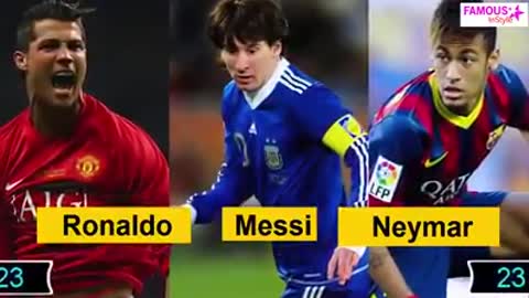 Cristiano Ronaldo transformation vs Lionel messi transformation vs Neymar transformation