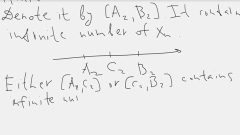 The Bolzano-Weierstrass theorem