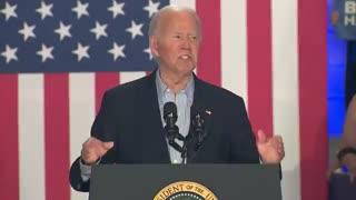 Biden says he’s not going Anywhere and He’s Gonna Beat Trump again in 2020