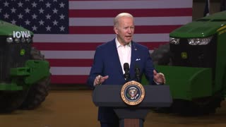 Biden: "I've set a goal of 0 carbon for aviation sectors by 2050..."