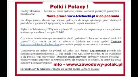 Pora wziąć sprawy w swoje ręce - bo nie będzie Polski więcej - nawet dziecko o tym wie