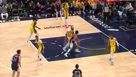 NBA: Poole Drains High-Arcing Midranger! Lakers vs. Wizards