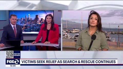 Lahaina victims seek relief as search & rescue continues