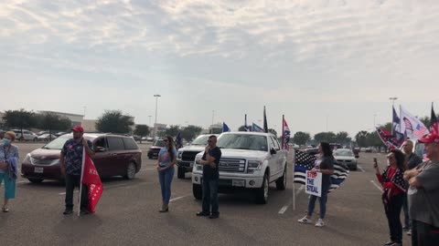 RGV Trump Train McAllen, TX, 12/12/2020, Kohls on 10th Flag Wave, Joe, Election Update