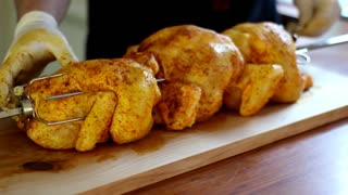 Rotisserie Chicken Recipe 🔥 How to make Charcoal Chicken _ Persian BBO Chicken Recipe 🐔