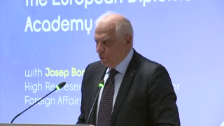 ❗️FULL❗️ JOSEP BORRELL FONTELLES, AT THE OPENING OF THE EUROPEAN DIPLOMATIC ACADEMY IN BRUGES