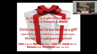 Christ the Gift of All Gifts Pastor Greg Jones December 2nd 2023