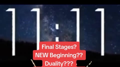 FINAL STAGES? New Beginning? Duality?? 🔥🔥