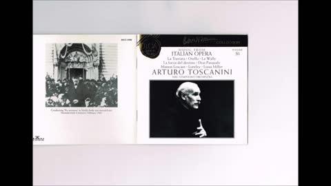 Catalani - Loreley ActⅢ Danse des ondines Toscanini NBC