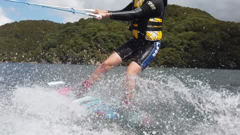 Wake Boarding Lake Tarawera