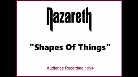 Nazareth - Shape Of Things (Live in Cumbernauld, Scotland 1994) Audience