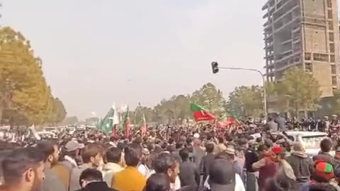 Protest against election rigging in Islamabad, Pakistan