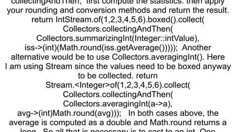 Cannot Stream average undefined for OptionalDouble