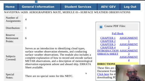 Summary of NAVEDTRA 14269 - Aerographer's Mate, Module 01--Surface Weather Observations